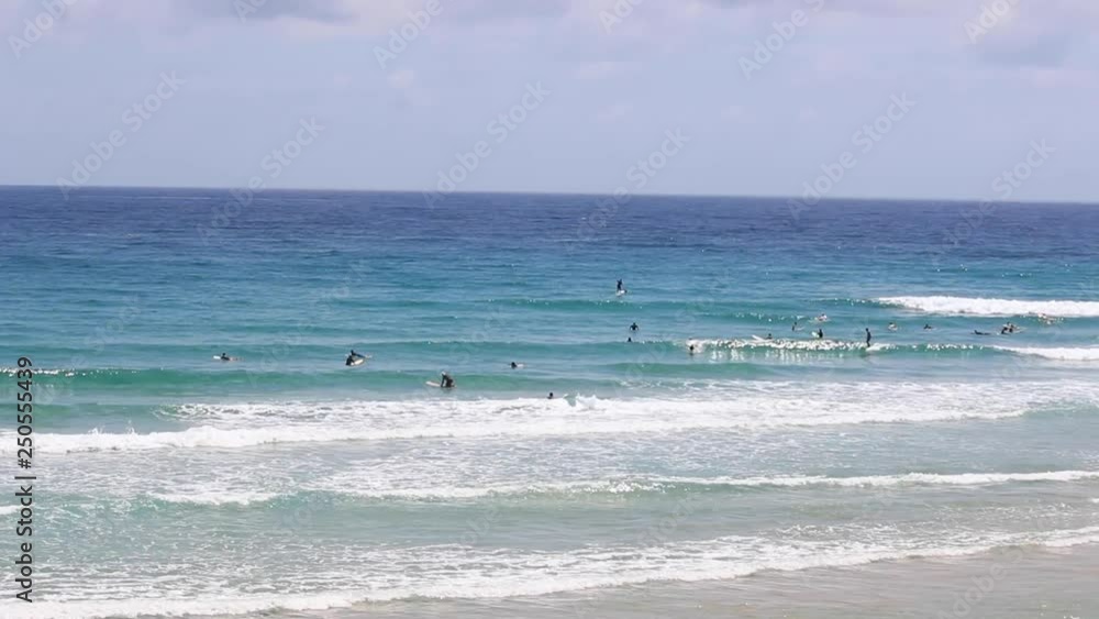 waves on the beach surfing tropical ocean summer wave scenery landscape Australia Coolangatta waves on the beach surfing tropical ocean summer wave scenery landscape Australia Coolangatta