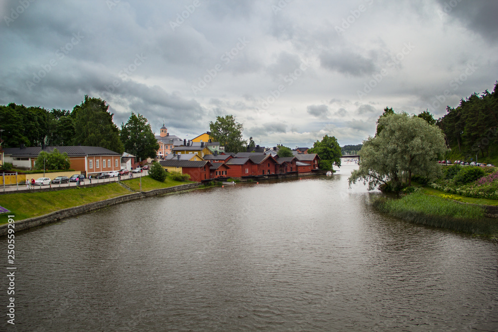 Porvoo town in Finland