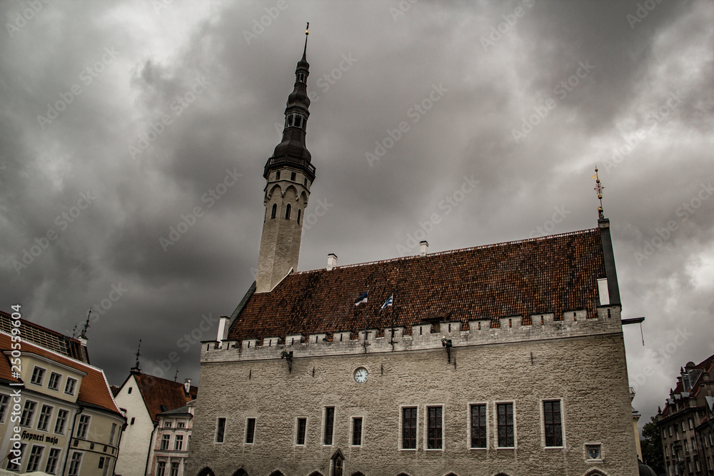 Lutheran church of the holy spirit in Old Town Tallinn Estonia