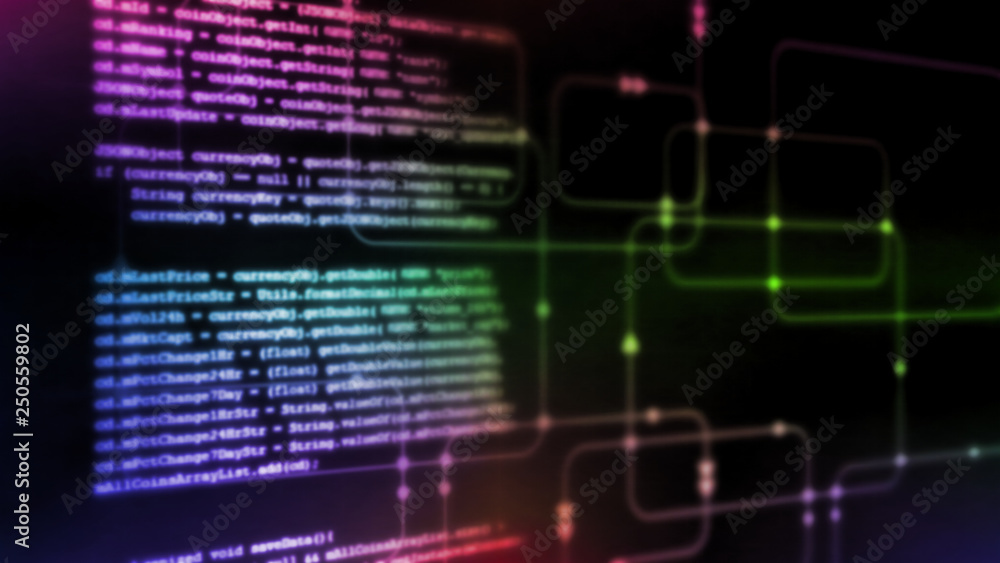 3d Rendering Of Digital Abstract Technology Programming Script Binary 3d Rendering Of Digital Abstract Technology Programming Script Binary