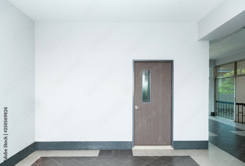 Door in empty wall