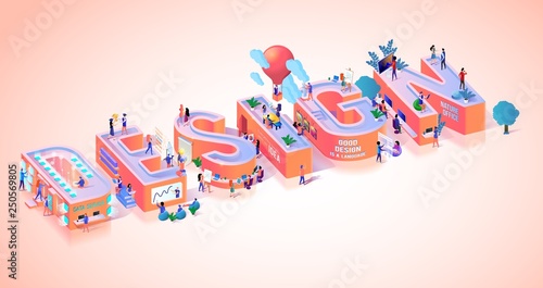 Creative Design Concept Idea Typography Banner