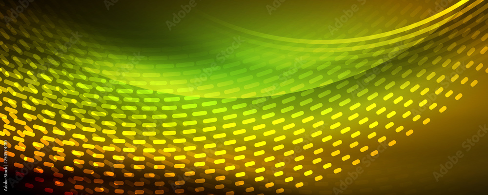 Digital flowing wave particles abstract background, vector smoke effect design Digital flowing wave particles abstract background, vector smoke effect design