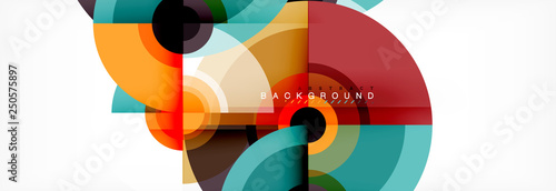 Abstract background circle design