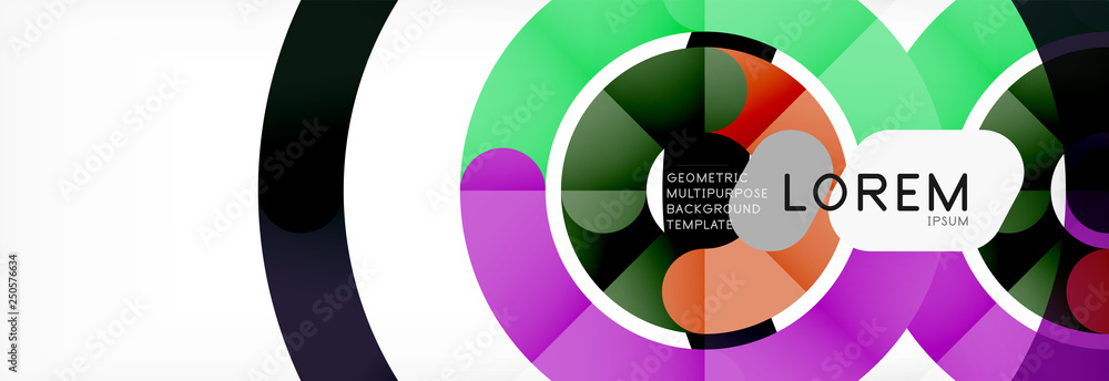 Circular lines design background Circular lines design background