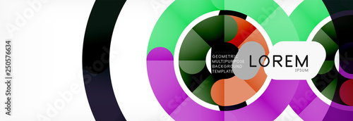 Circular lines design background
