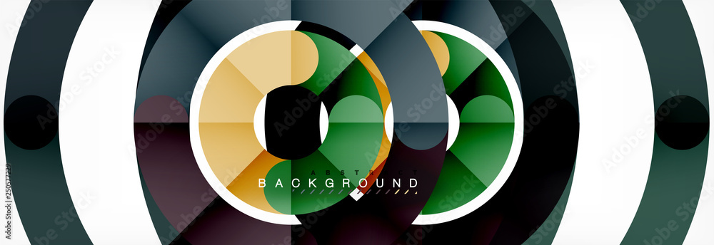 Line design circles abstract background Line design circles abstract background
