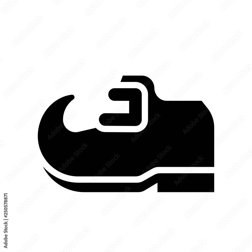 Shoe vector, Feast of Saint Patrick line icon Shoe vector, Feast of Saint Patrick line icon