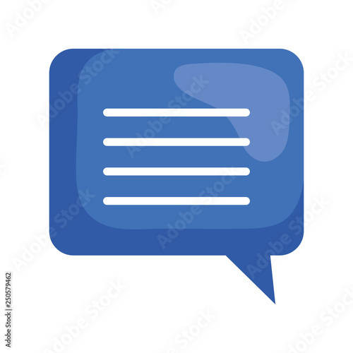 speech bubble message icon