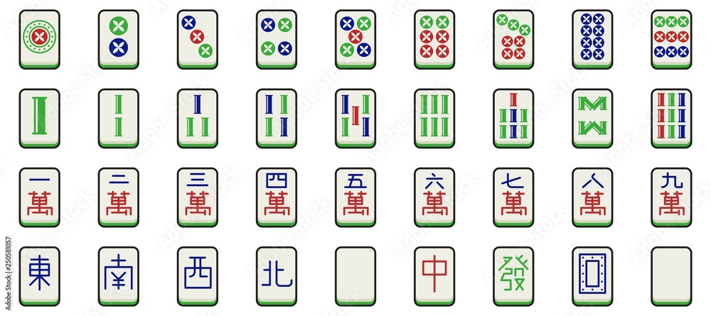 Mahjong Images, Illustrations & Vectors (Free) - Bigstock