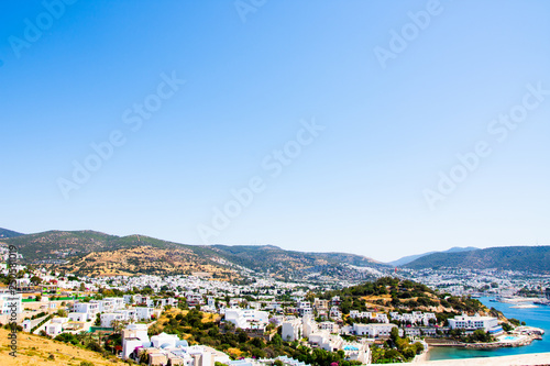 The landscape of  of the lovely touristic city of Bodrum © MuamerO
