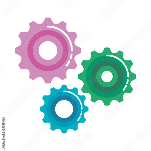 gear machinery isolated icon