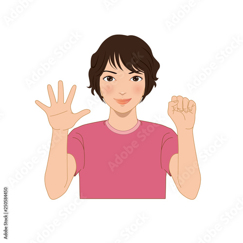 hand exercise for health, both the hands of the female