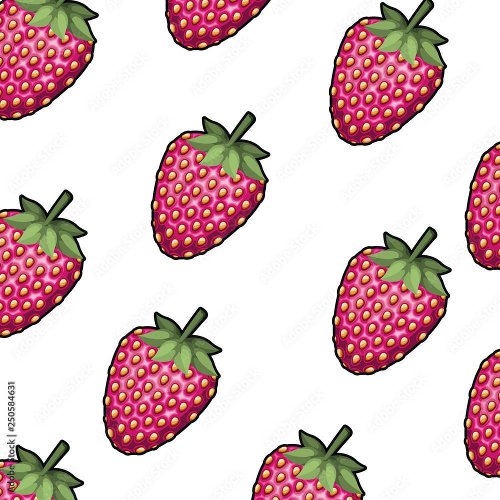 pattern strawberry isolated icon pattern strawberry isolated icon