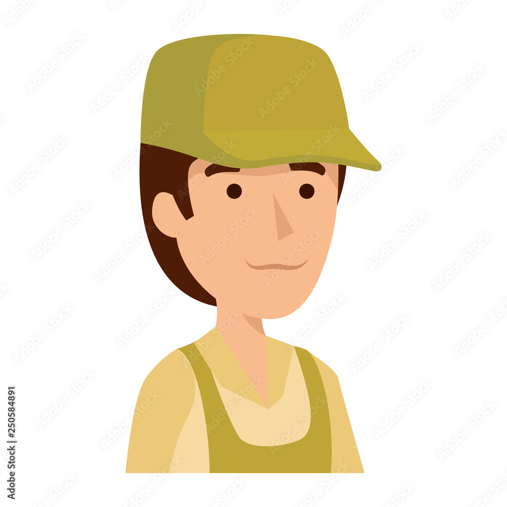 man worker of zoo character man worker of zoo character