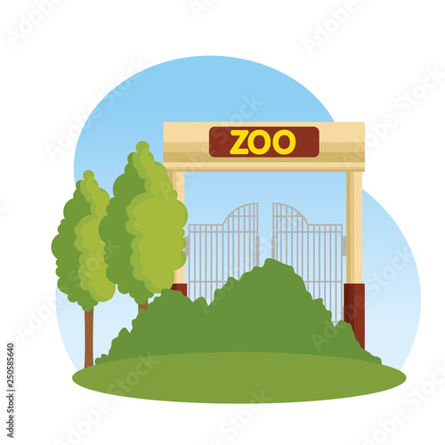 entrance facade of zoo