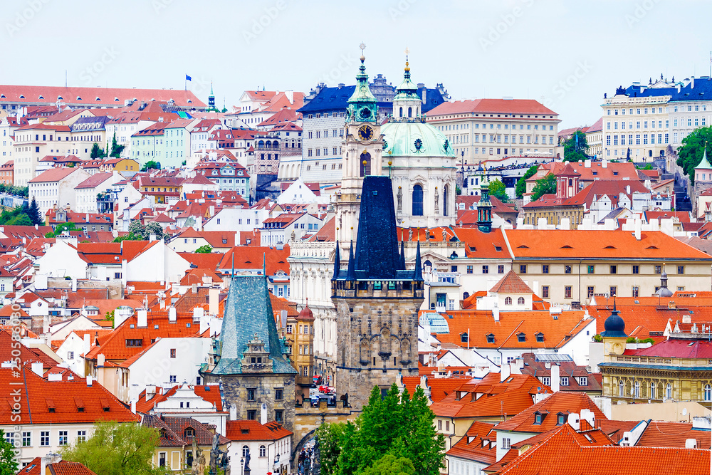panorama of Prague. Czech Republic