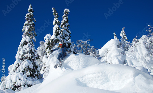 Winter fun in Voss-Norway. Skiing and snowboarding with the locals. photo