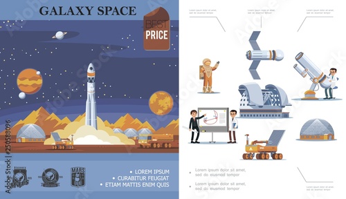 Flat Space Exploration Concept