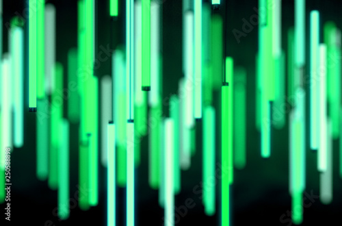 Konstfotografi Hanging Florescent Tube Decor