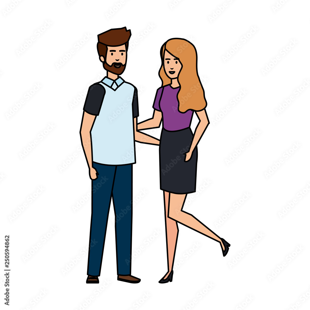 couple avatars characters icons couple avatars characters icons