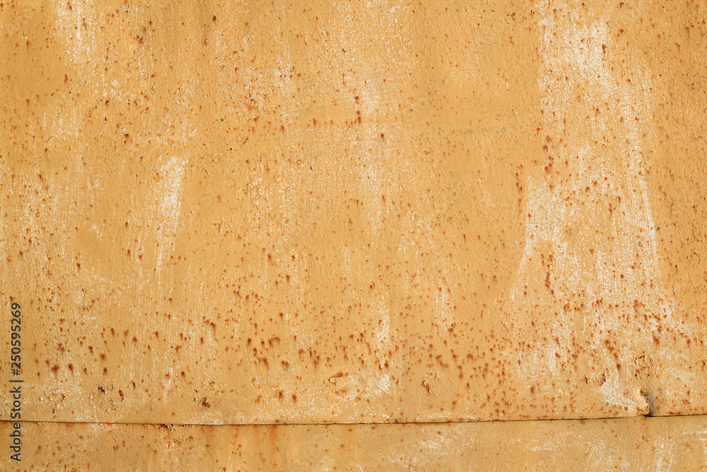Fototapeta premium Old rusted metal texture. The surface of rough iron wall. Perfect for background and grunge design.