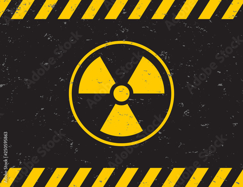 Grunge Radiation sign
