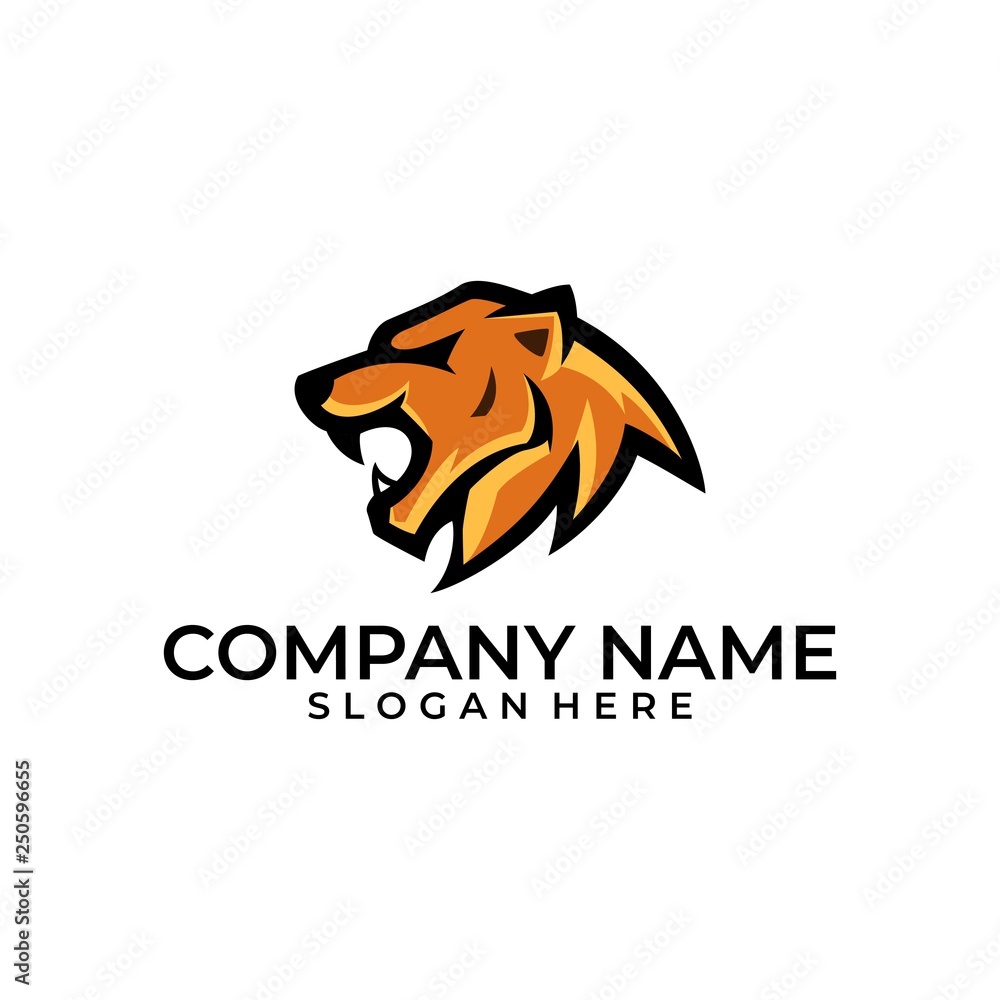 Head Bear illustration vector template Head Bear illustration vector template