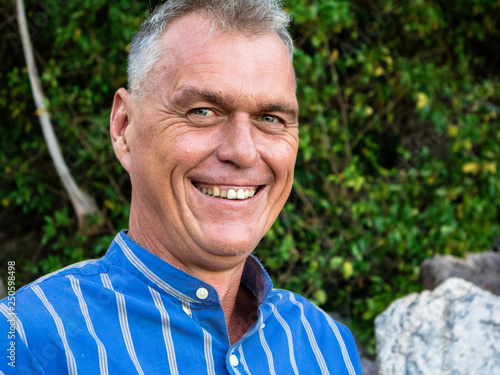 man, happy, beach, portrait, old, teeth, perfect, senior, smiling, male, blue, summer, vacation, lifestyle, handsome, outdoors, looking, outside, retired, hair, caucasian, person, sun, older, eyes, 