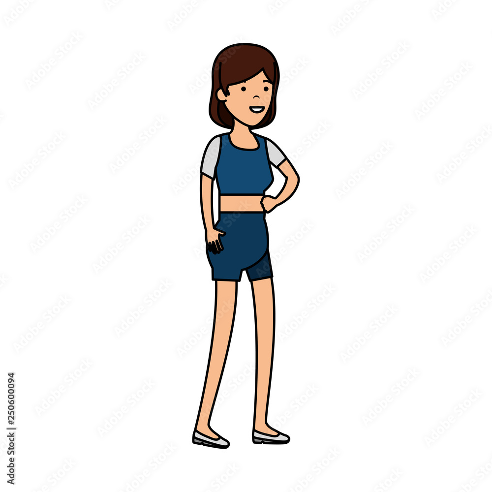 beautiful and young woman character beautiful and young woman character