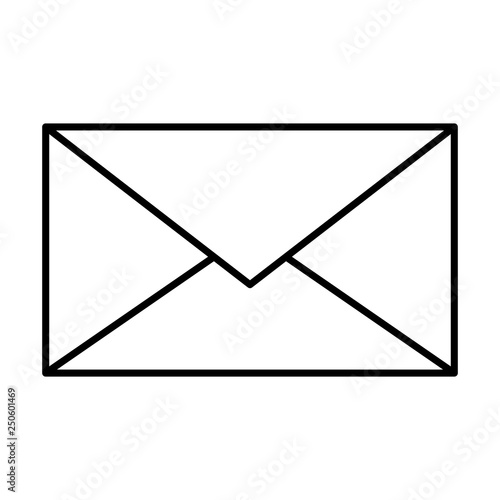 envelope mail isolated icon