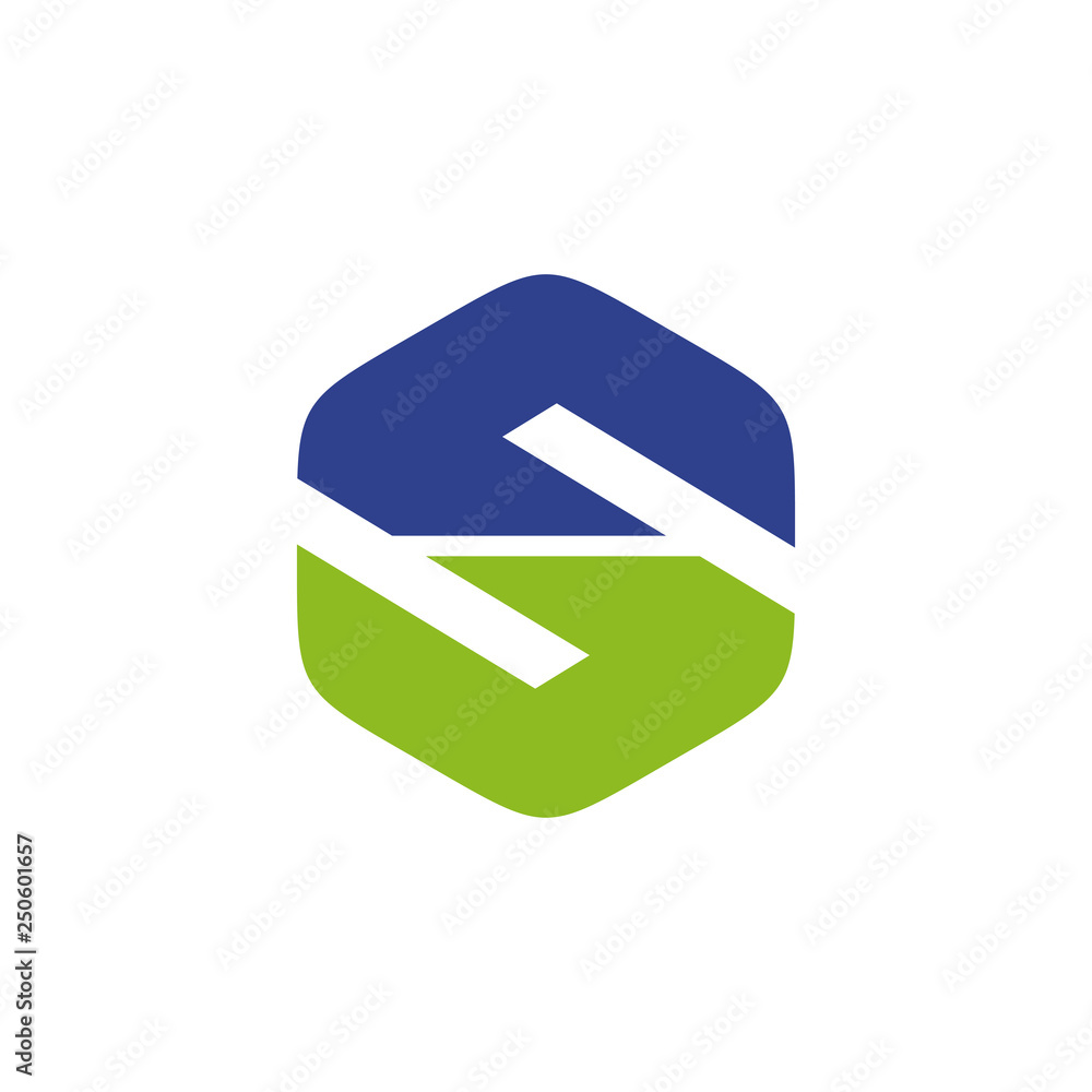 S letter logo design vector template