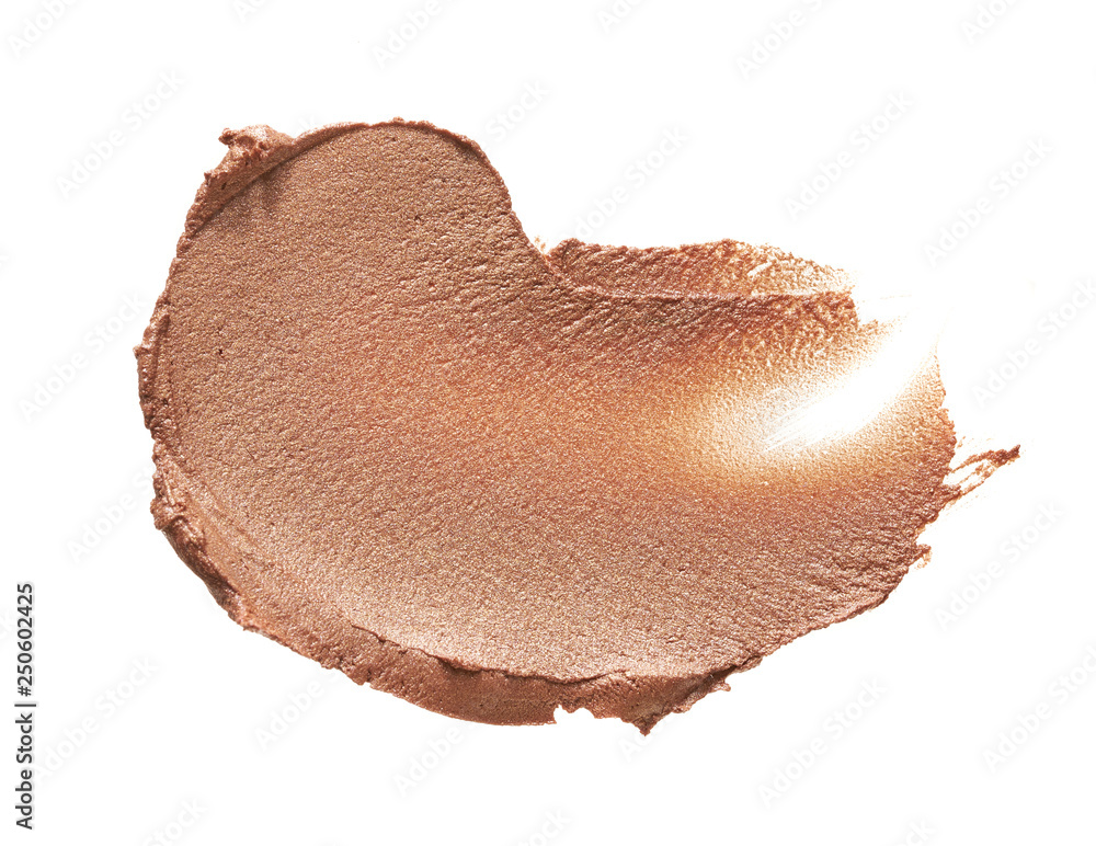 Light beige makeup smear of creamy foundation Light beige makeup smear of creamy foundation