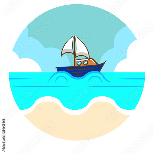 beach vector clipart