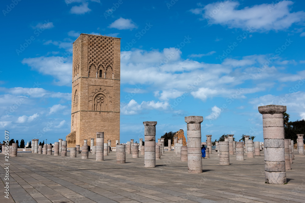 Εκτύπωση καμβά Tour Hassan - old monument in Rabat Morocco