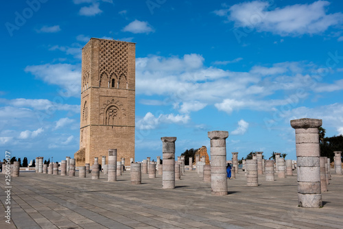 Tour Hassan - old monument in Rabat Morocco