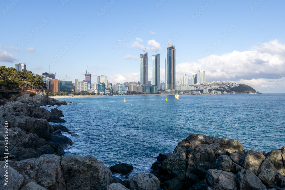 Fototapeta premium Haeundae beach coast