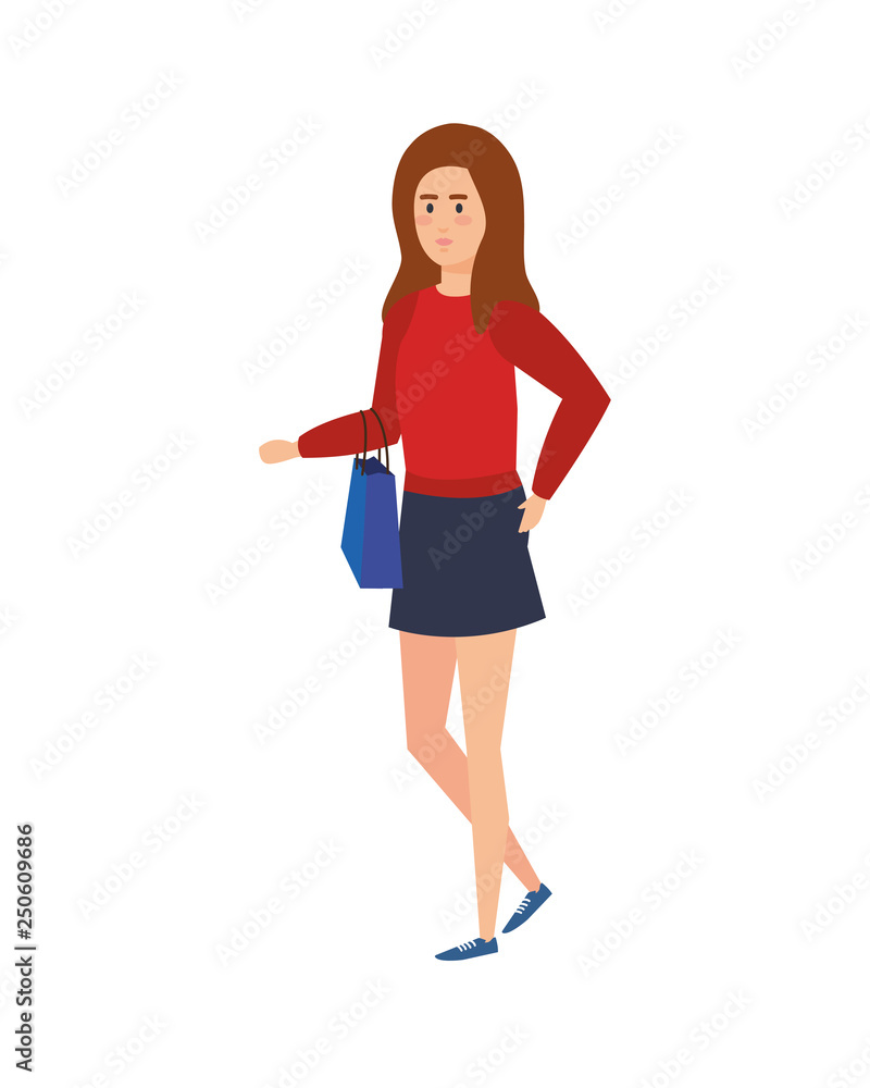 beautiful and young woman character beautiful and young woman character