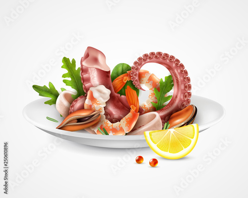 Seafood Cocktail Plate