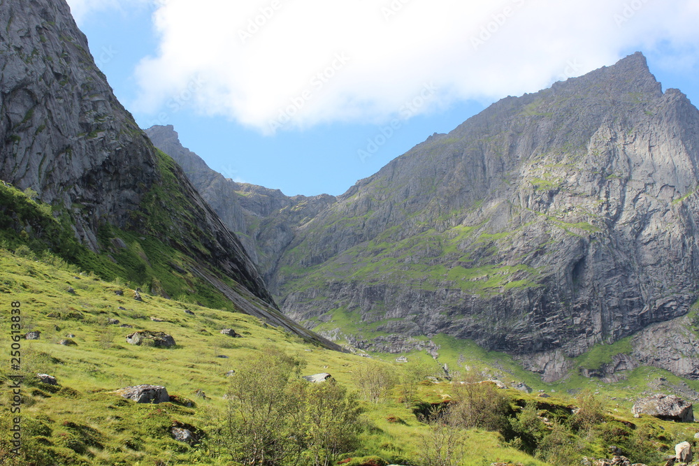 Naklejka premium Felswand