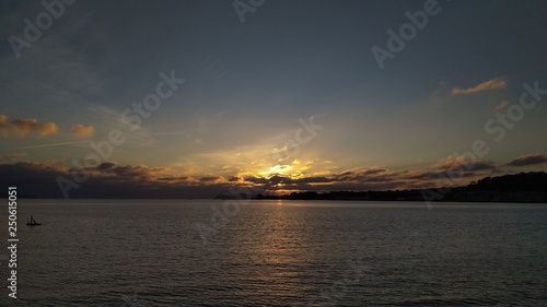 Atardecer en Cangas tercera