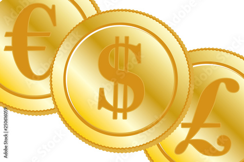 #Background #Vector #Illustration #free #image Make Money $ € ¥ £ Foreign exchange rate rich International currency market Coin World economy investment financial business Global cash finance
