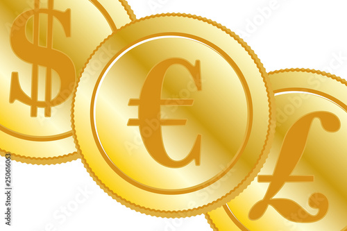 #Background #Vector #Illustration #free #image Make Money $ € ¥ £ Foreign exchange rate rich International currency market Coin World economy investment financial business Global cash finance