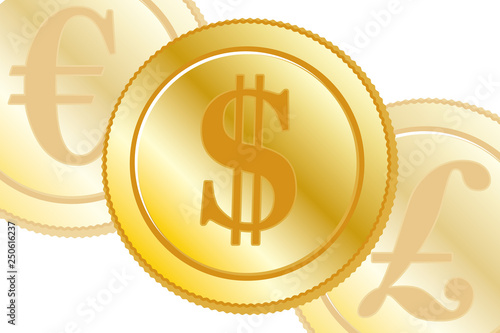 #Background #Vector #Illustration #free #image Make Money $ € ¥ £ Foreign exchange rate rich International currency market Coin World economy investment financial business Global cash finance