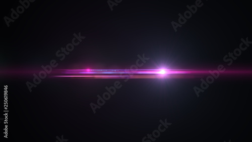 bright magenta lensflare