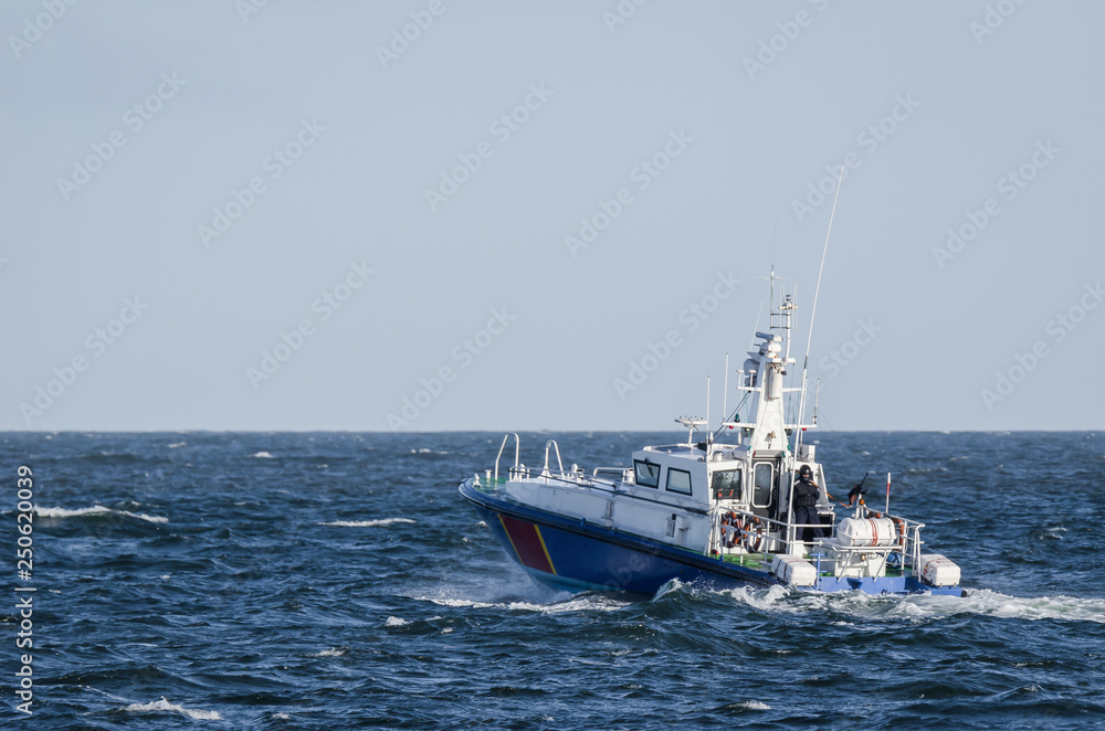 FAST MOTOR BOAT - Border Guard boat patrol FAST MOTOR BOAT - Border Guard boat patrol