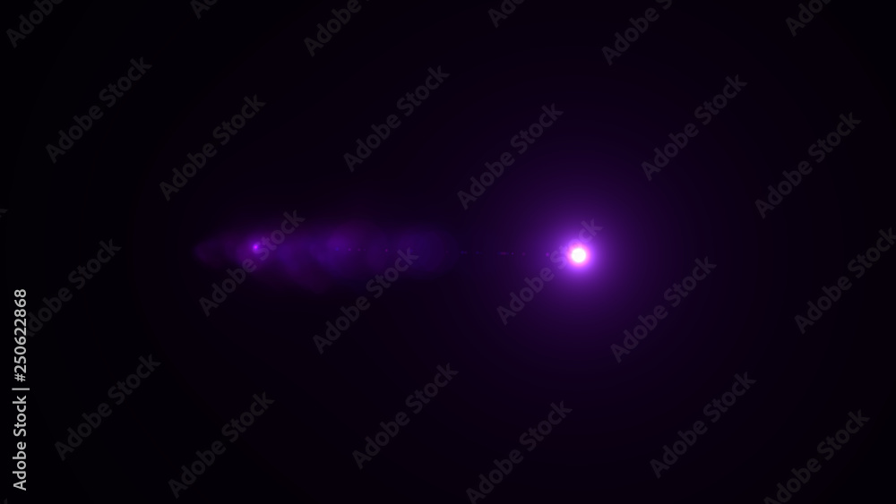 Obraz premium jasnofioletowy flar