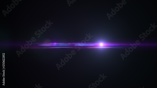 bright violet lensflare