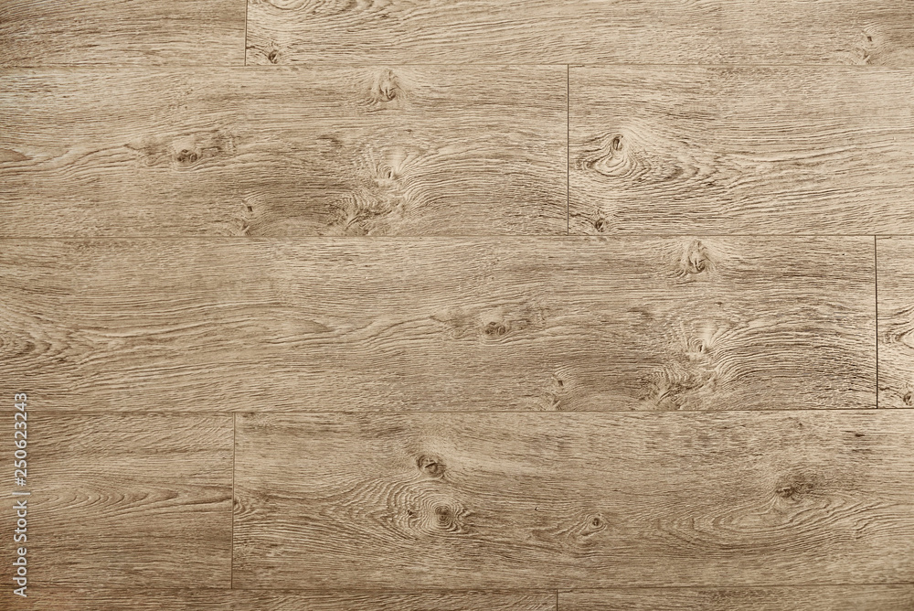 Naklejka premium Light brown wooden floor background