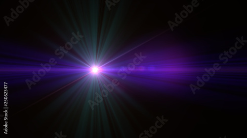 bright violet lensflare